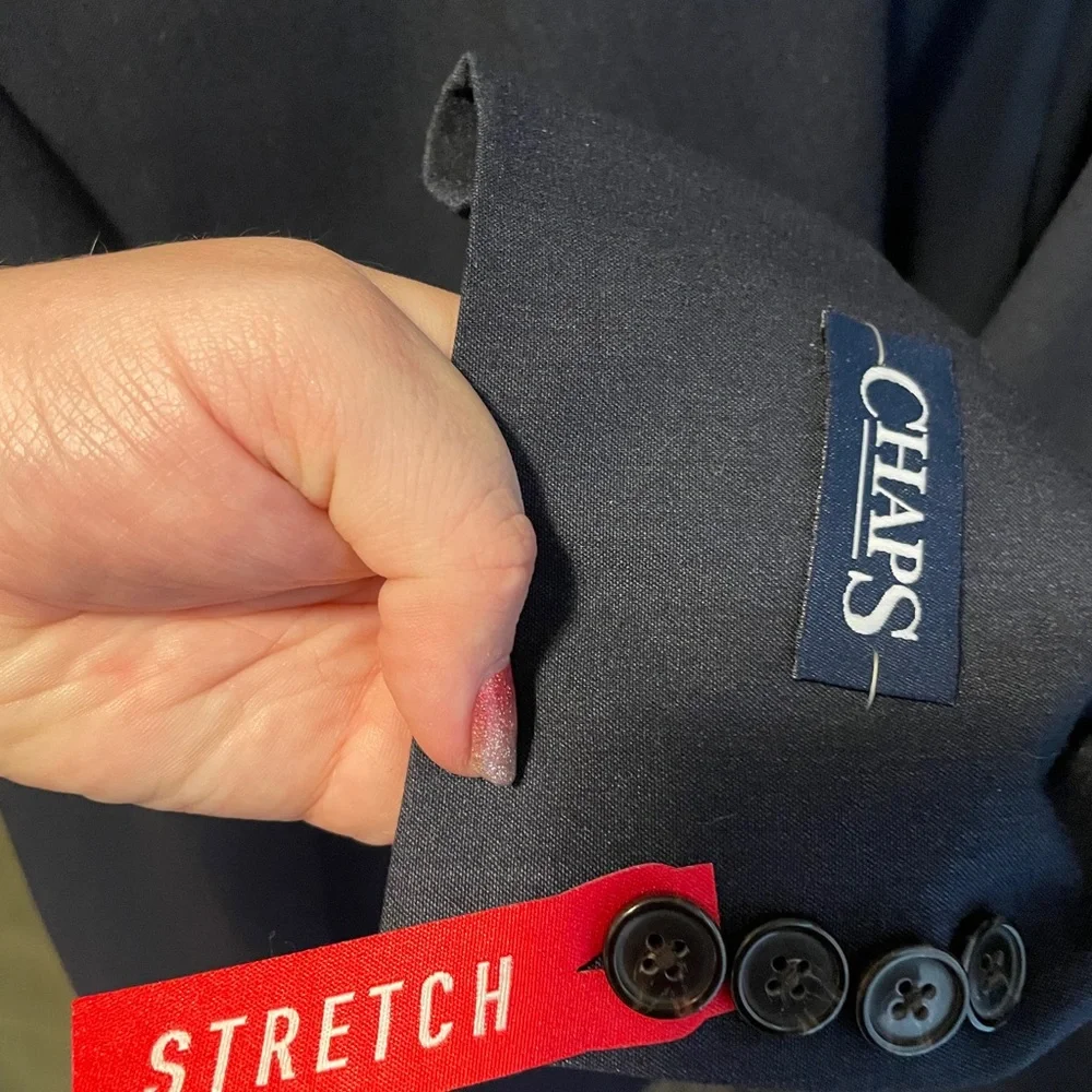 Chaps Men's Navy Blazer - Picture 5 of 5